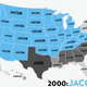 Illustration for article titled Map: Six Decades of the Most Popular Names for Boys, State-by-State